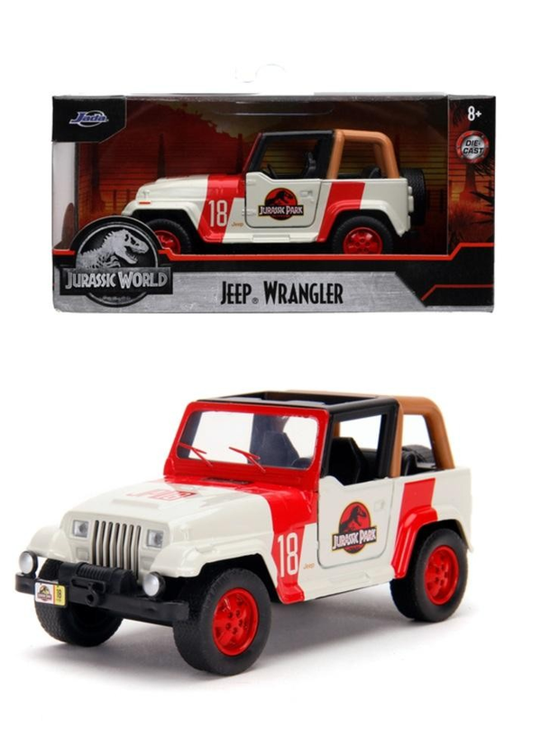 Jeep Wrangler 1:32 - Jurassic Park - Jurassic World - Die Cast - Jada