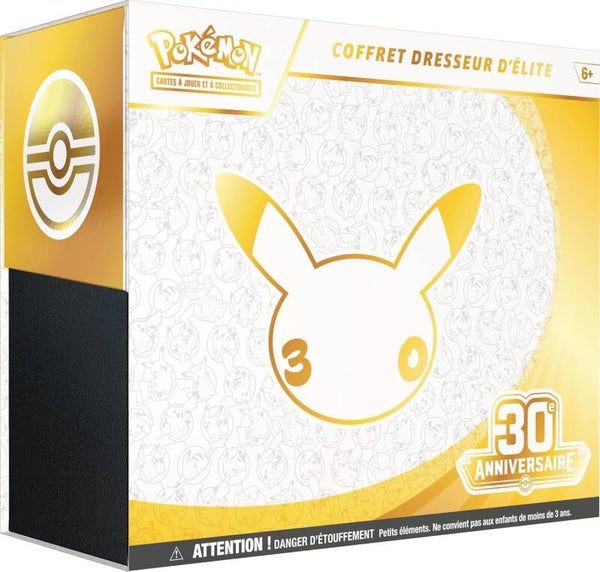 Franse Pokémon Coffret Dresseur D'Elite (Elite Trainer Box) 30e Anniversaire - Franstalig - 30th Celebration - The Pokémon Company International