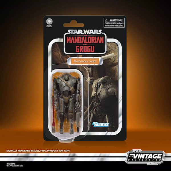 Mercenary Droid - VC407 - Star Wars: The Mandalorian and Grogu - The Vintage Collection - Hasbro / Kenner
