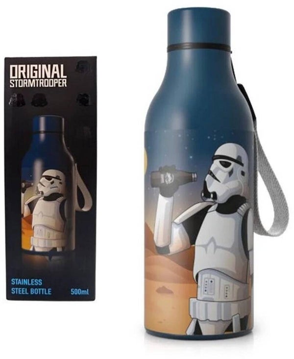 Original Stormtrooper Stainless Steel Fles (500ml) - Star Wars - Shepperton Design Studios - Puckator