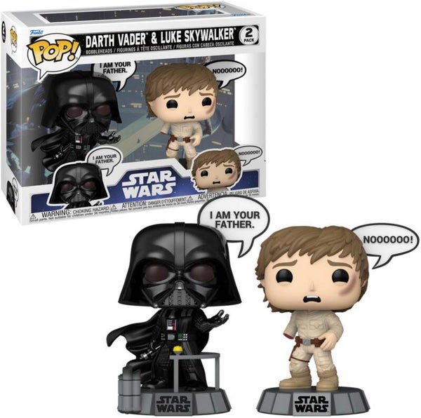 2-Pack Darth Vader & Luke Skywalker - Star Wars - Funko Pop! Sayings - Funko