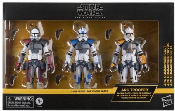 ARC Trooper Battle Pack - Star Wars: The Clone Wars - The Black Series - Hasbro