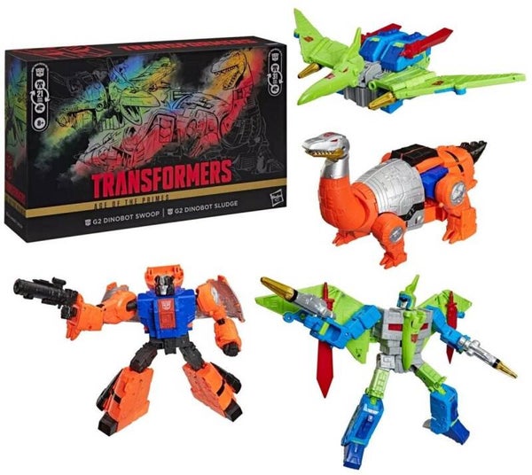 G2 Dinobot Swoop & G2 Dinobot Sludge - Transformers - Age of the Primes - Hasbro