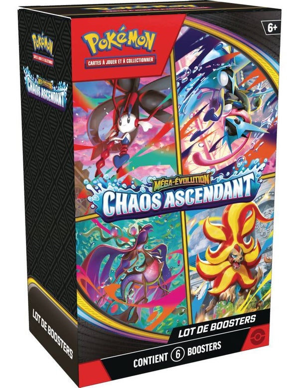 Franse Pokémon ME 04 Chaos Ascendant Bundle Booster (6 Boosters) - Franstalig - Chaos Rising - The Pokémon Company International