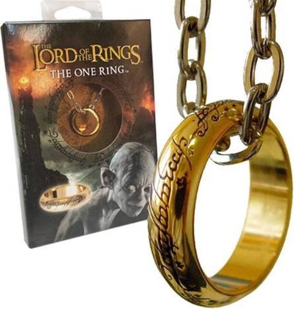 The One Ring Replica met Ketting - The Lord of the Rings - The Noble Collection