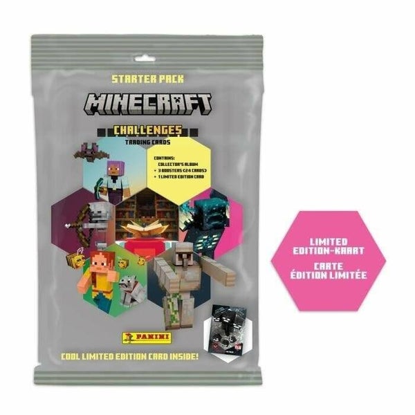 Minecraft Challenges Trading Cards Starter Pack - Panini