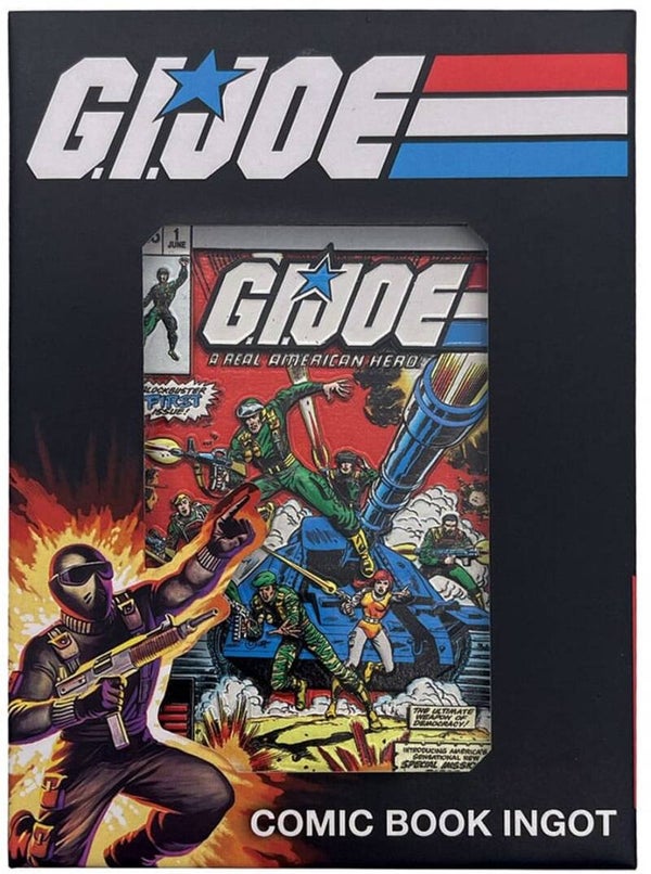 Limited Edition G.I. Joe 'A Real American Hero!' #1 Comic Book Ingot - Fanattik