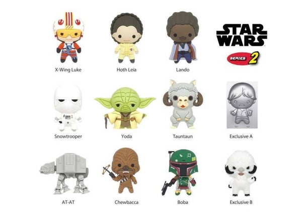 1 Star Wars Character Bag Clip Blind Bag - The Empire Strikes Back - Star Wars - Series 2 - Monogram International, Inc.