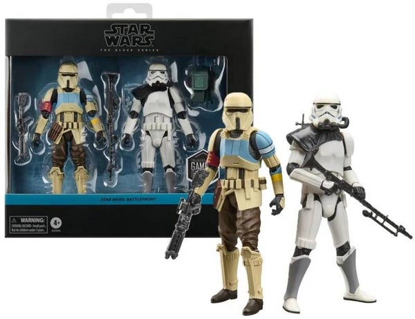 Scarif Stormtrooper & Magma Stormtrooper - Star Wars: Battlefront - Gaming Greats - The Black Series - Hasbro