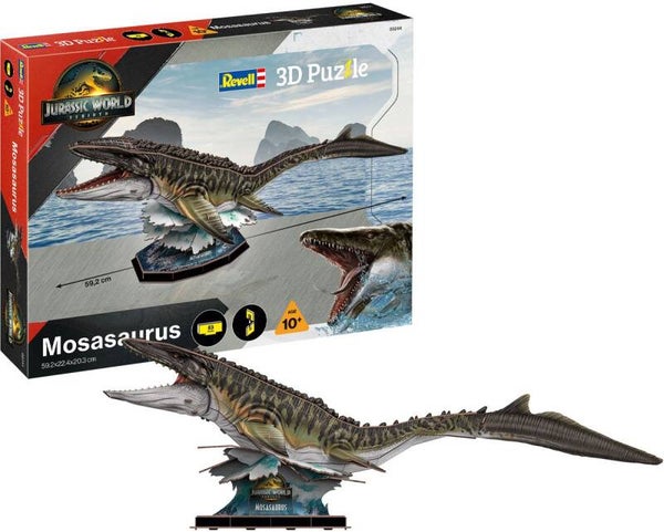 Mosasaurus 3D Puzzle - Jurassic World Rebirth - Revell