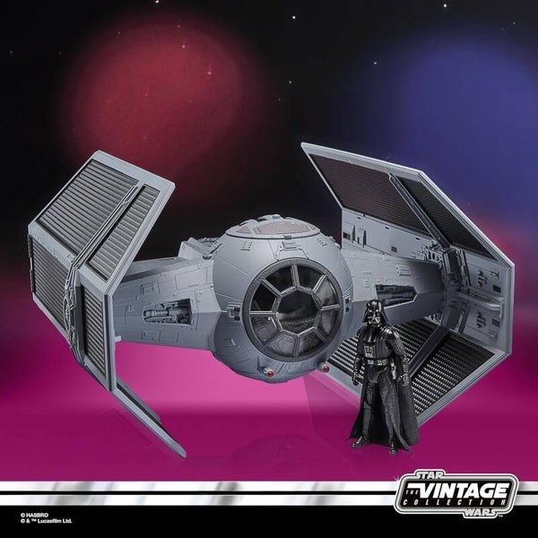 Darth Vader's Tie Advanced + Darth Vader - Star Wars - The Vintage Collection - Hasbro / Kenner