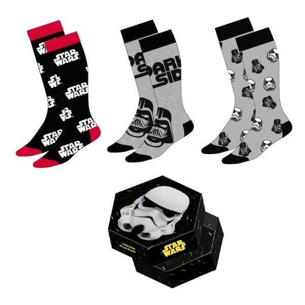 3 Paar Sokken Geschenkset (38-45) - Star Wars - Cerda