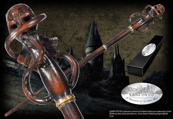Death Eater Wand (Swirl) - Harry Potter - The Noble Collection