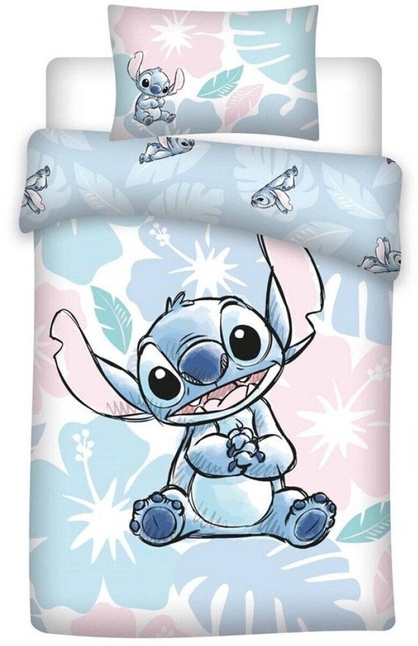 Stitch Dekbedovertrek (100x140 cm) + Kussensloop (40x60 cm) - Lilo & Stitch - Disney - Disney Home