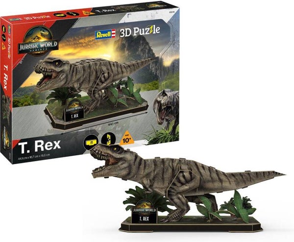 T. Rex 3D Puzzle - Jurassic World Rebirth - Revell