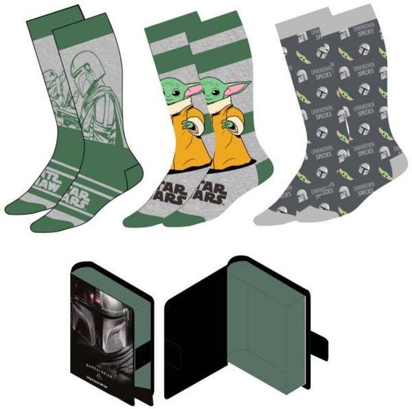 3 Paar Sokken Geschenkset (38-45) - The Mandalorian & Grogu - Star Wars - Cerda