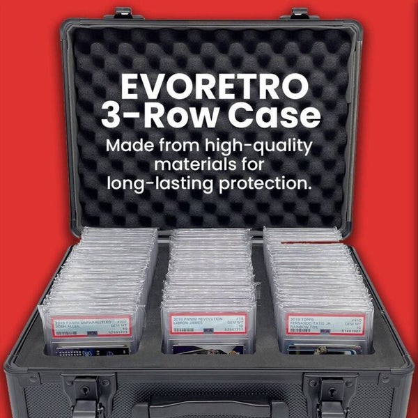 Graded Card Storage Case voor 90 Graded Cards - Evoretro