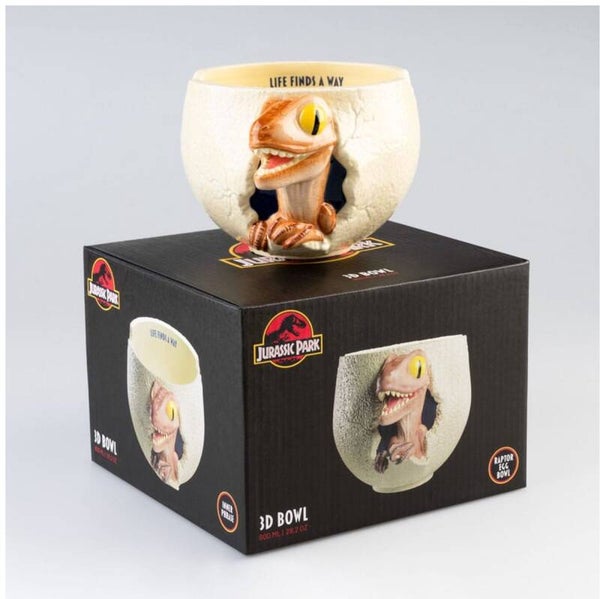 Raptor Egg 3D Kom - Jurassic Park - Grupo Erik