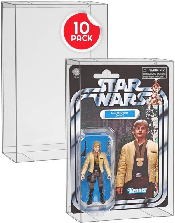 10 Protectors voor Carded Actiefiguren - Star Wars - GI Joe - Marvel - Evoretro