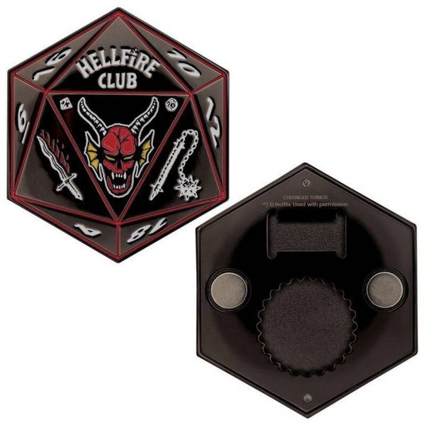 Hellfire Club Flesopener met Magneet - Stranger Things - Fanattik