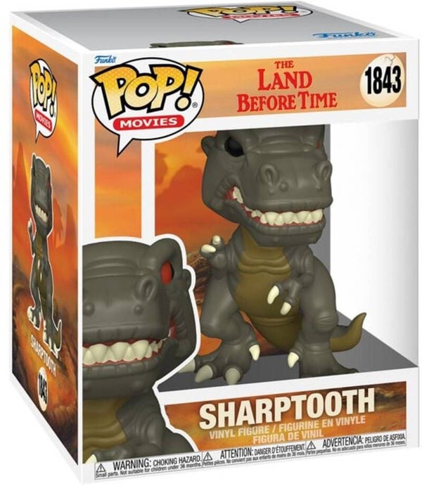 Sharptooth - The Land Before Time - 1843 - Supersized Pop - Funko Pop! Movies - Funko