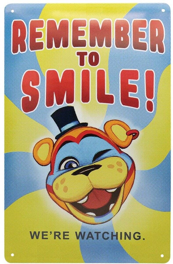 Fazbear Tin Sign (Metalen Bord) - Five Nights at Freddy's - Fanattik