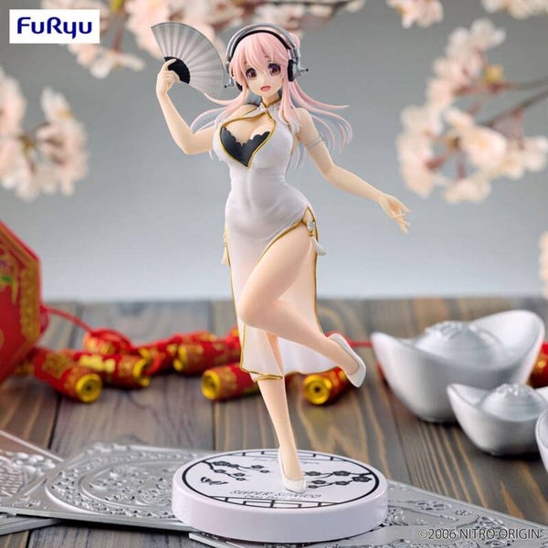 White China Dress Beeld - Super Sonico - Trio-Try-It - Furyu