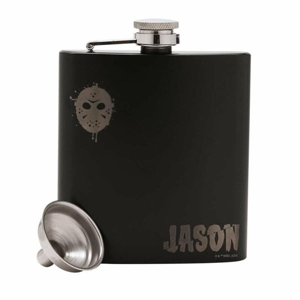 Friday The 13th Heupfles (175ml)  en Trechter - Jason & Mask - Widdop