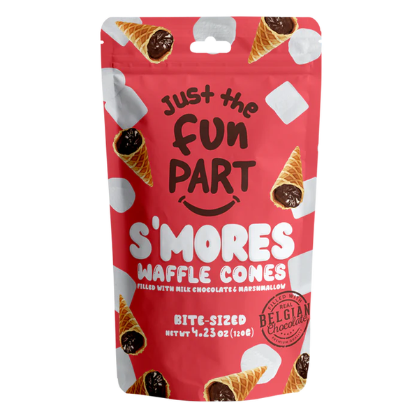 Just The Fun Part S'mores Waffle Cones Melkchocolade & Marshmallow - 120 g