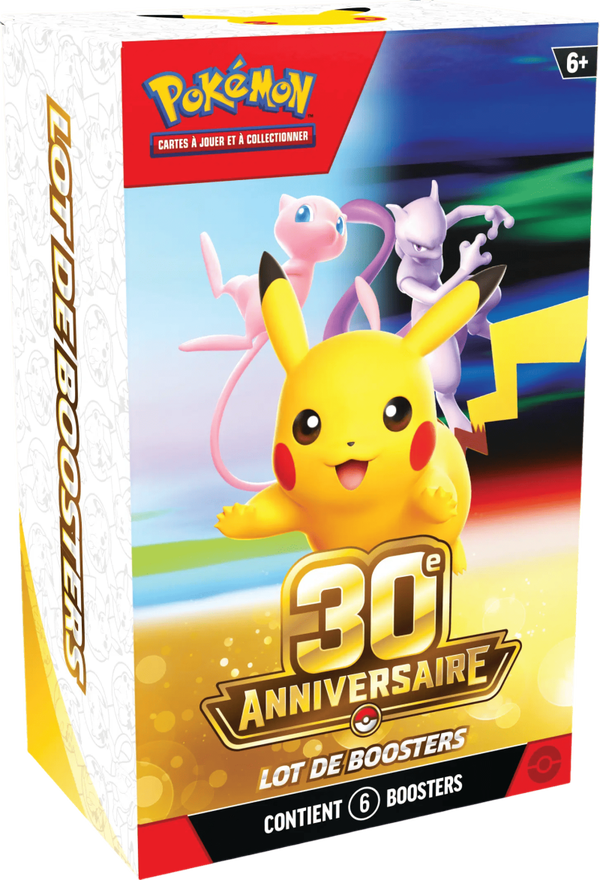 Franse Pokémon Booster Bundle (6 Boosters) 30e Anniversaire - Franstalig - 30th Celebration - The Pokémon Company International