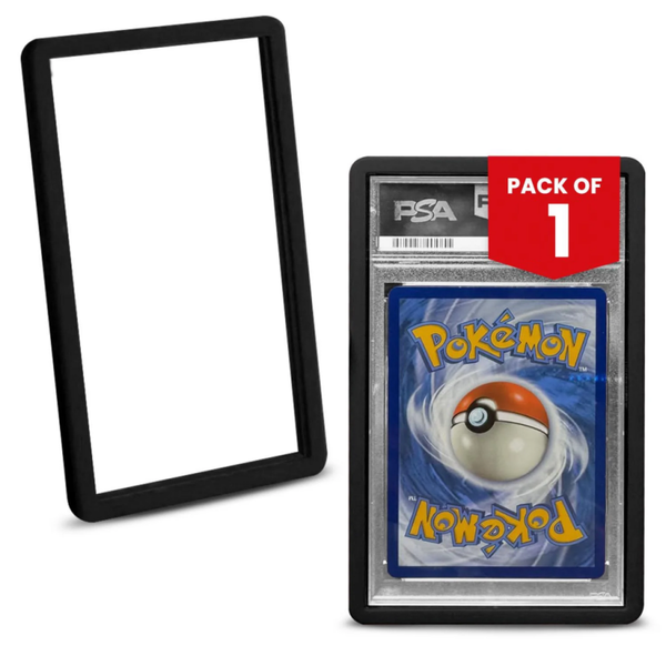 Zwart Bumper Guard Protector voor PSA Graded Card (1 stuk) - Evoretro
