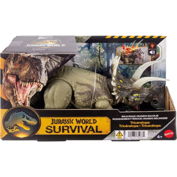 Triceratops - Wild Roar - Jurassic World Survival - Mattel