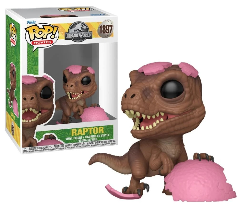 Pink Egg Raptor - Jurassic World - Jurassic Park - 1897 - Funko POP! Movies - Funko