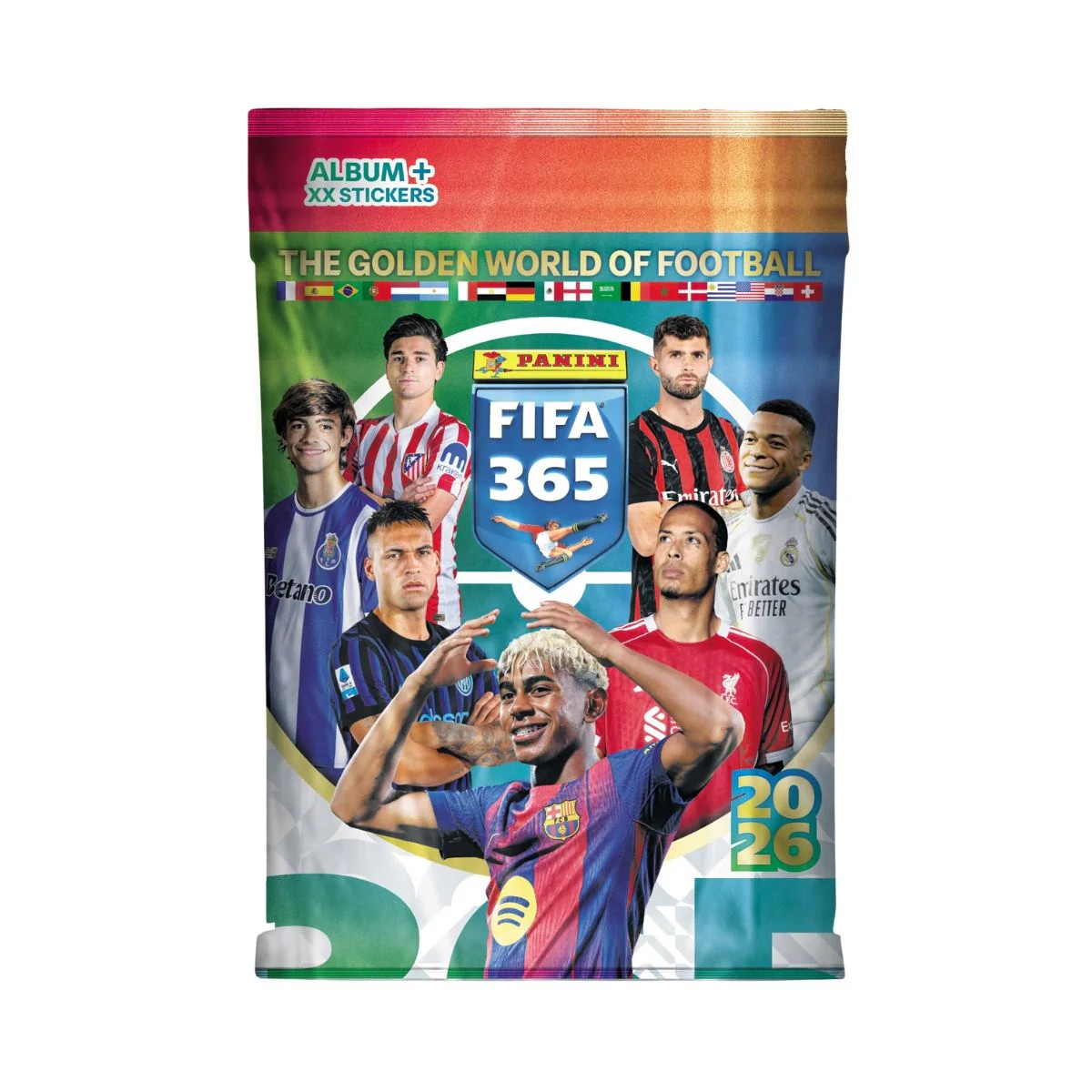 FIFA 365 Stickers Starterset 1 Album + 6 Zakjes - Panini