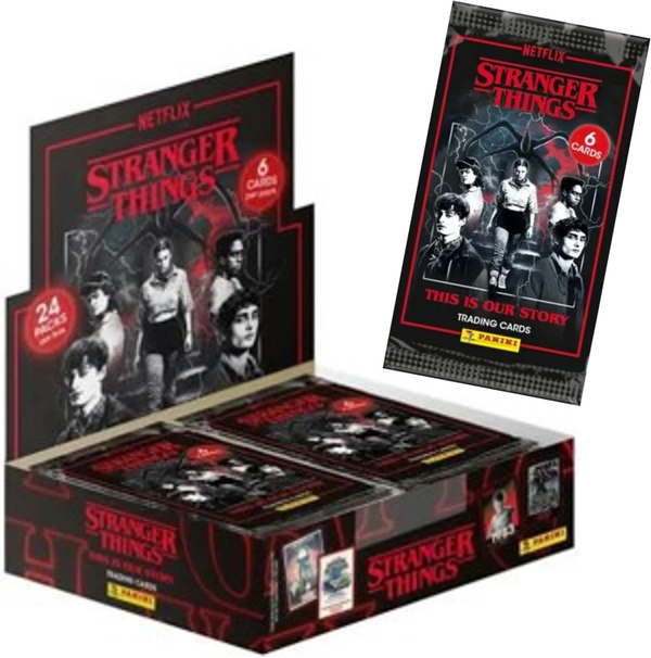 Box met 24 Packs Stranger Things Trading Cards - Netflix - Panini