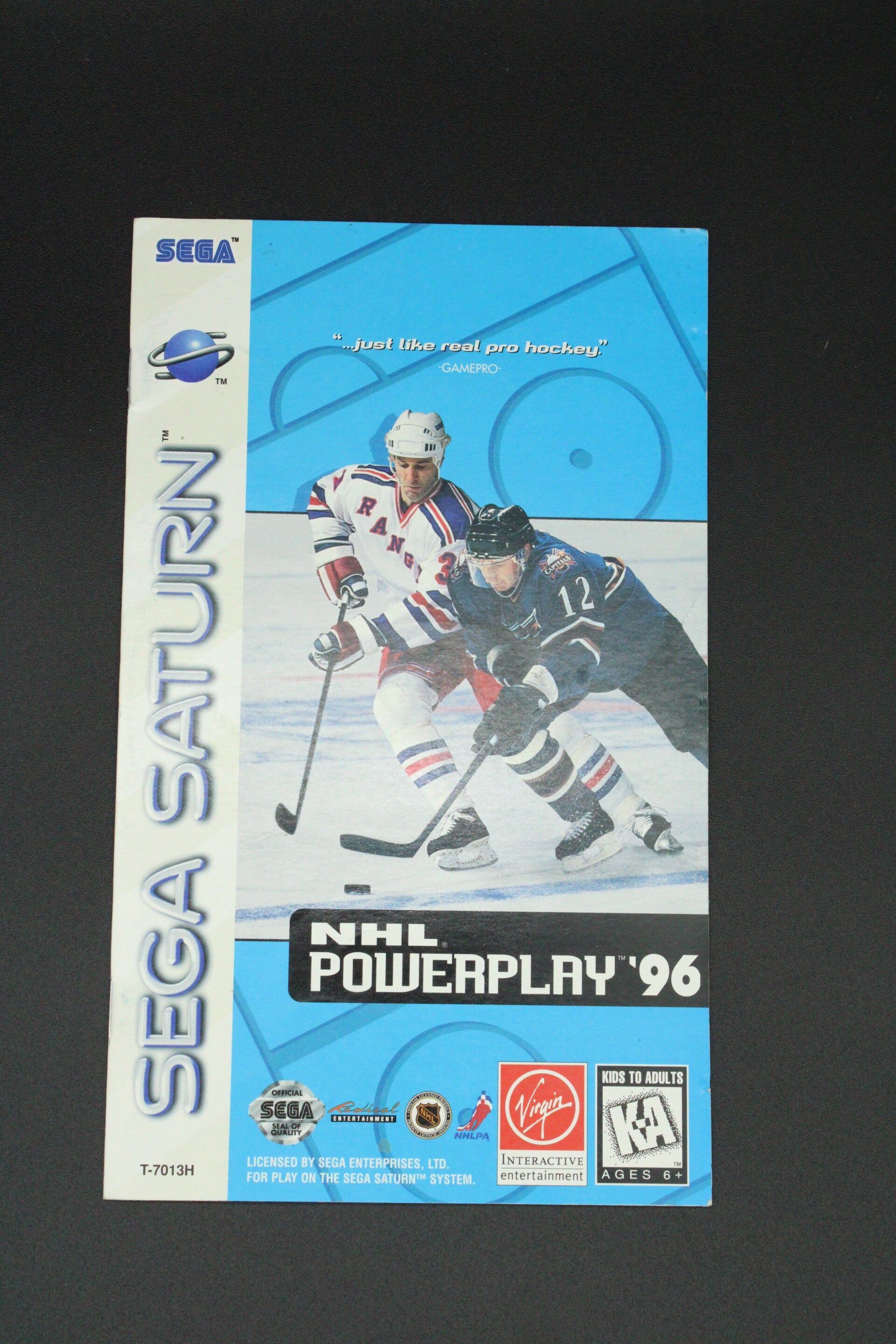 NHL Powerplay '96 Manual - Sega Saturn