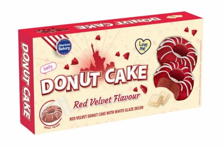 American Bakery Donut Cake Red Velvet - 135 g