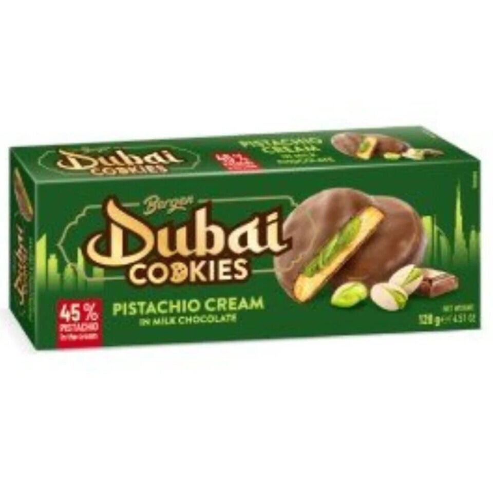 Bergen Dubai Style Cookies Pistachio - 96 g