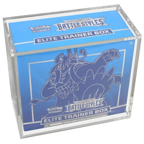 Acrylic Display Case voor Pokémon TCG ETB Elite Trainer Box - Evoretro