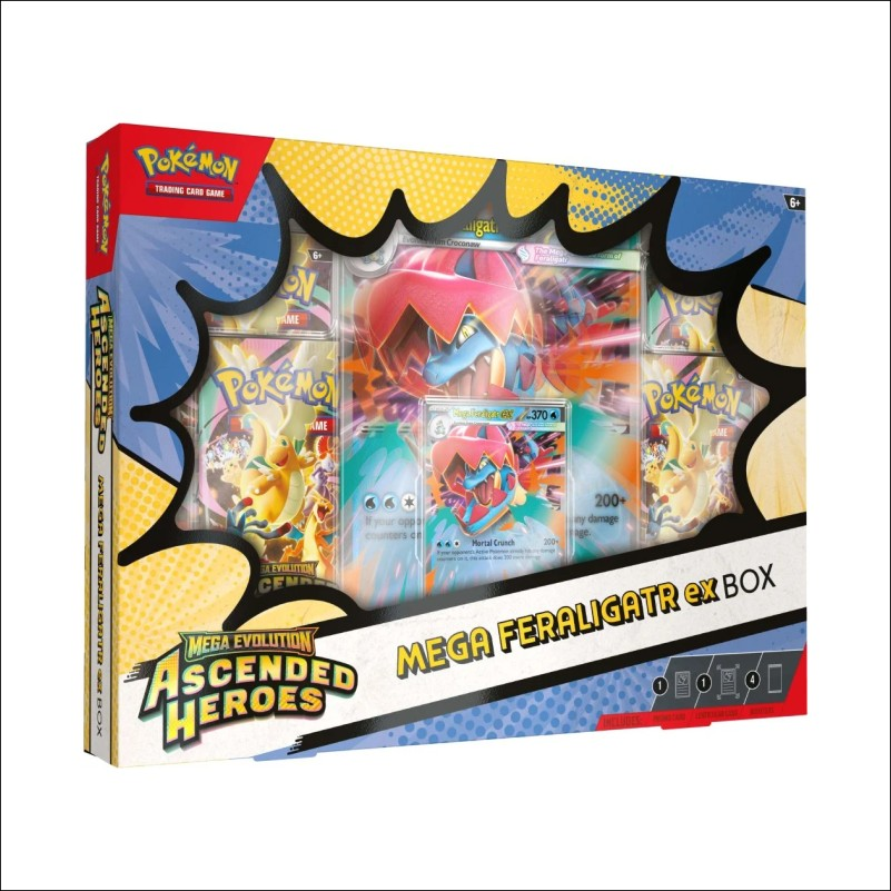Pokémon ME 2.5 Ascended Heroes Mega Feraligatr Ex Box (ENG) - The Pokémon Company International