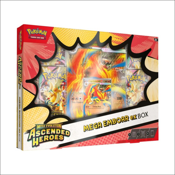 Pokémon ME 2.5 Ascended Heroes Mega Emboar Ex Box (ENG) - The Pokémon Company International