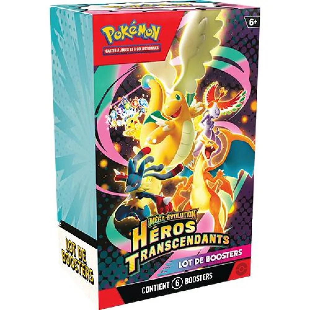Franse Pokémon ME 2.5 Héros Transcendants Lot de Boosters (6) - Franstalig - Ascended Heroes - The Pokémon Company International