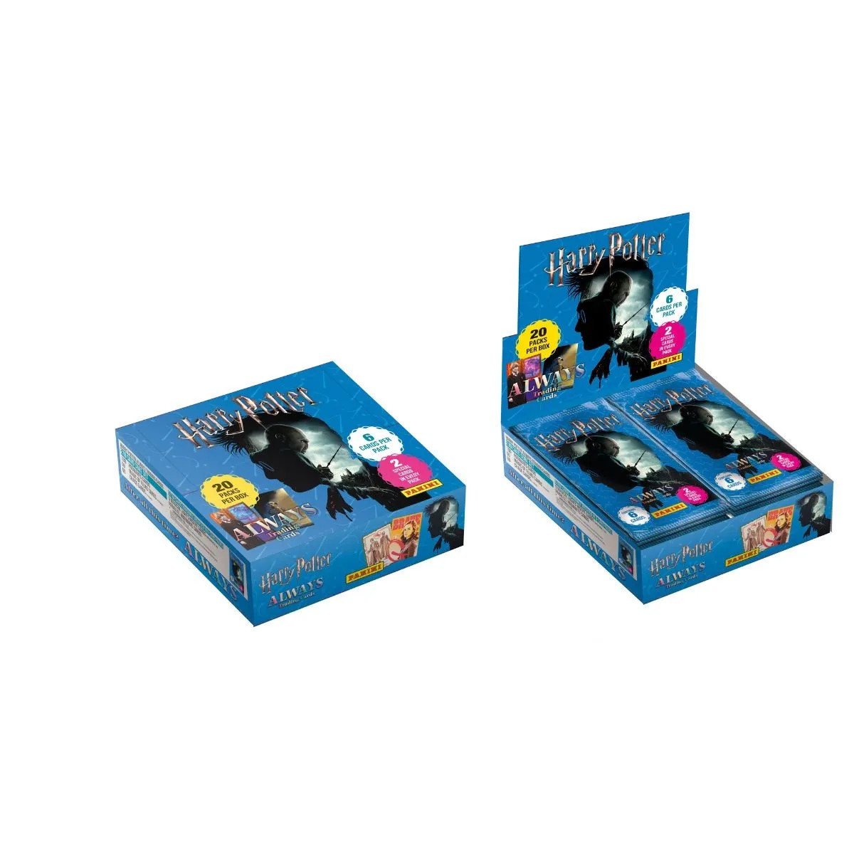 Box Harry Potter Always Trading Cards met 20 Pakjes - Panini
