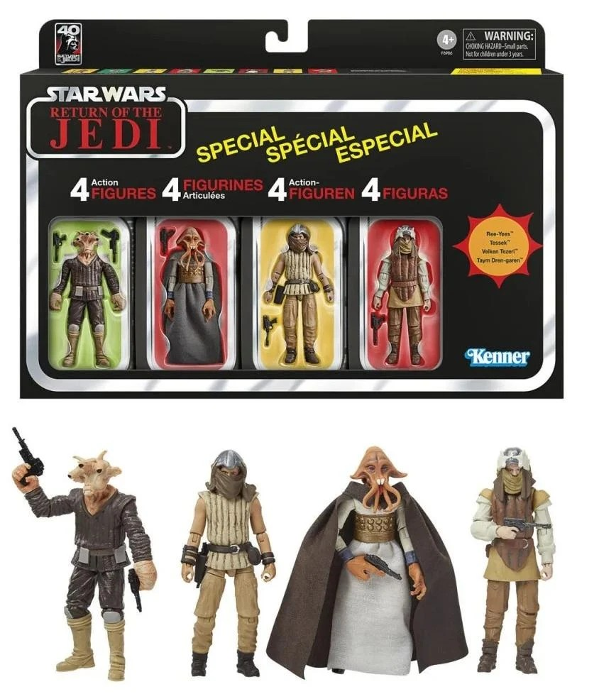 Jabba's Court 4-Pack - Star Wars: Return of the Jedi - The Vintage Collection - Hasbro / Kenner
