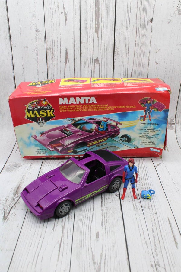 Manta met Vanessa Warfield en Doos (Compleet) - M.A.S.K. - Kenner