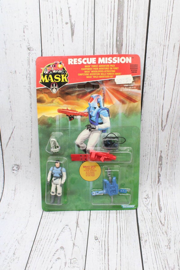 Rescue Mission Forest Adventure Pack met Bruce Sato en Card (Compleet) - M.A.S.K. - Kenner
