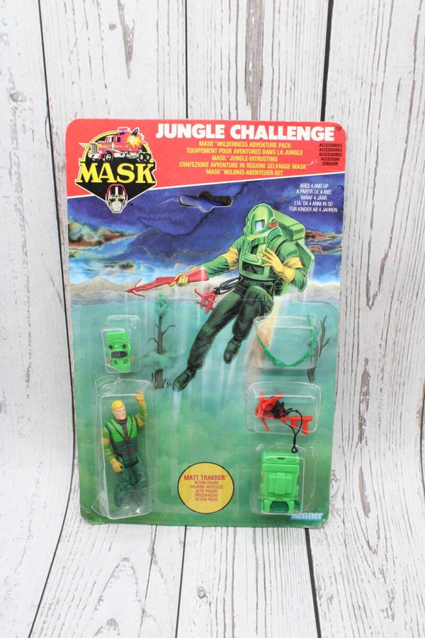 Jungle Challenge Wilderness Adventure Pack met Matt Trakker en Card (Niet Compleet) - M.A.S.K. - Kenner