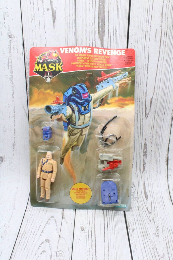 Venom's Revenge (Venom Attack Adventure Pack) met Miles Mayhem en Card (Compleet) - M.A.S.K. - Kenner