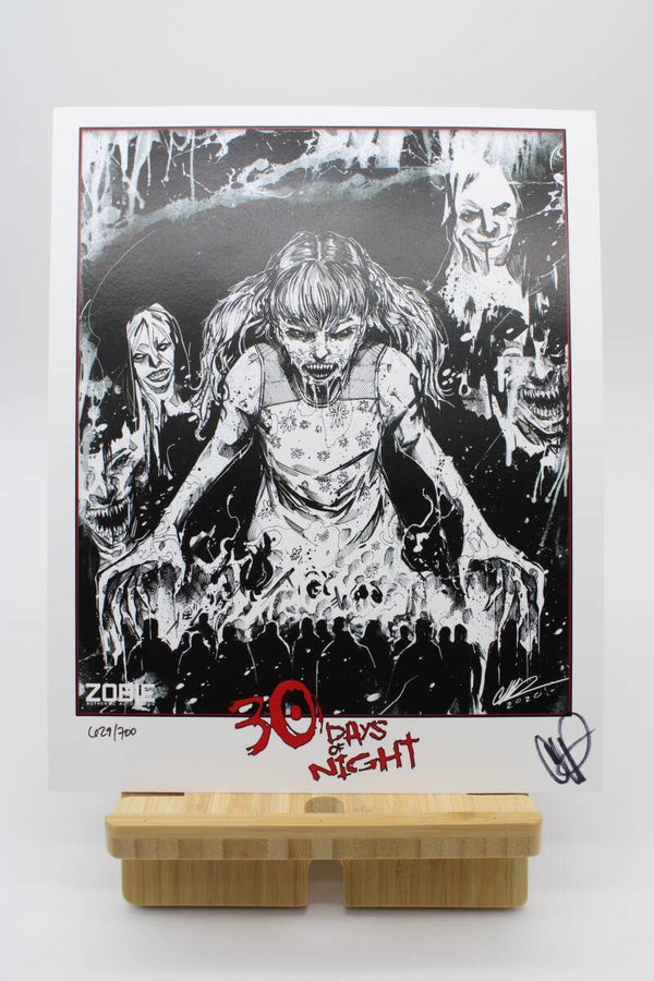 Limited Art Print 30 Days of Night - Zobie Exclusive - 629/700