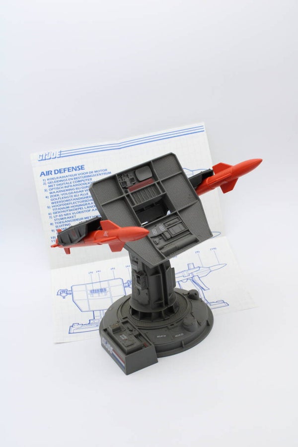 Air Defense Battle Station + Blueprints - G.I. Joe - Vintage - Hasbro
